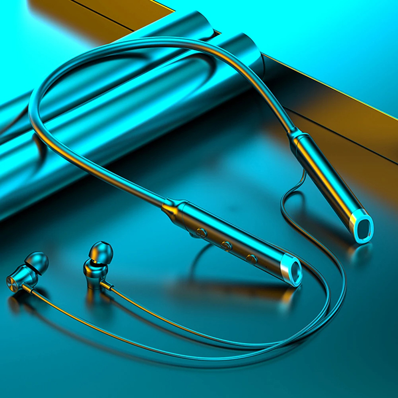Magnetic Neckband Sports Earphones - Fones de ouvido sem fio Bluetooth
