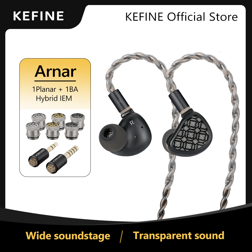 Fones de Ouvido KEFINE Arnar c - Planar Magnetic Iem Earphones avaliação e preço