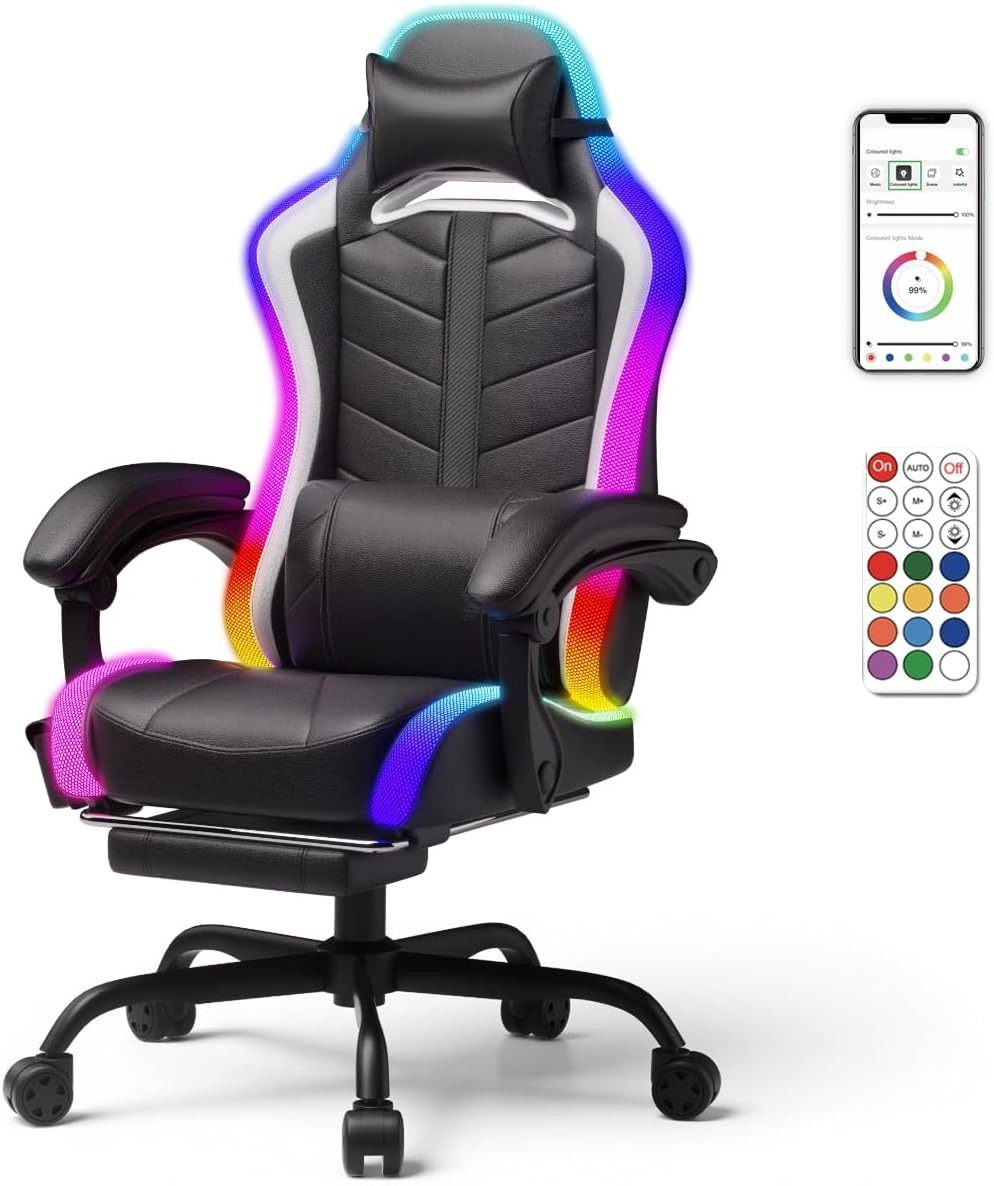 Cadeira Gamer Premium em Couro - Speakers avaliação e preço