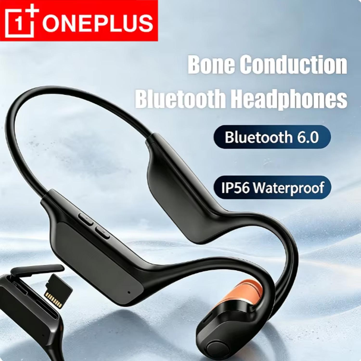 Fones de ouvido Bluetooth com  - Bone Conduction Running Headphones avaliação e preço