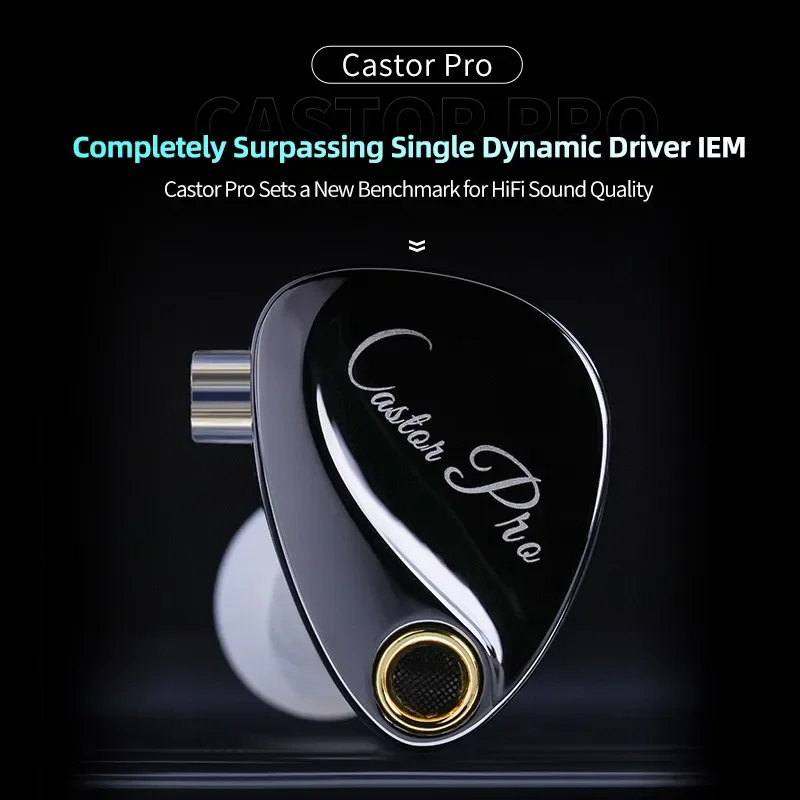 Kz castor pro em fones de ouvi - Type C Wired Earphones With Mic avaliação e preço