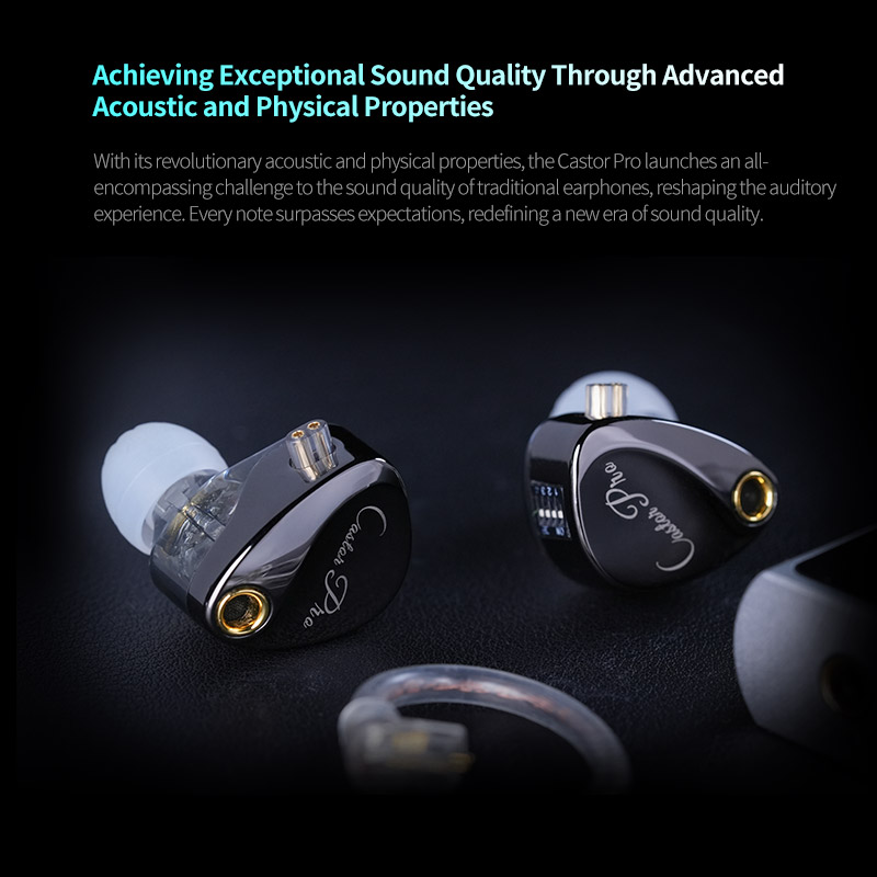 Kz castor pro em fones de ouvi - Type C Wired Earphones With Mic avaliação e preço