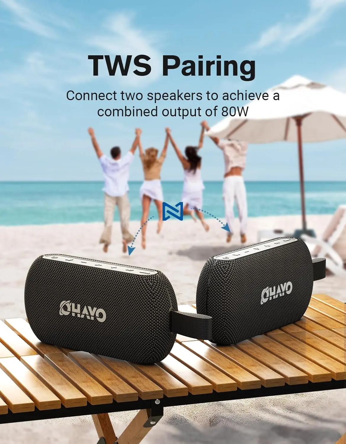 Caixa de Som Bluetooth Portáti - Portable Bluetooth Speaker Waterproof Ipx7 avaliação e preço